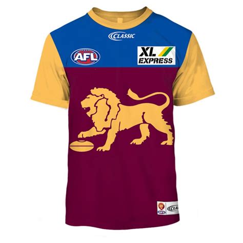 Personalized Brisbane Lions Football Club AFL 2020 Home Guernseys ...