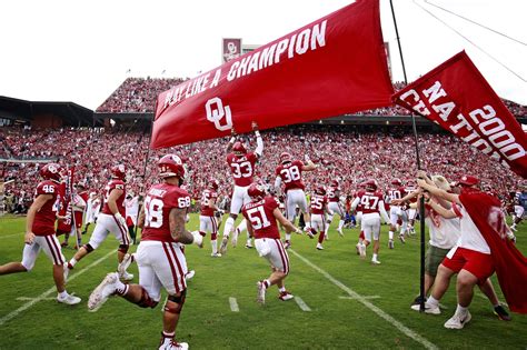 Oklahoma Sooners: College Football TV Schedule & Gambling Picks - Week 5