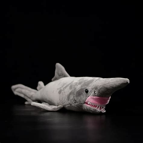 Simulation Grey Goblin Shark Doll Mitsukurinidae Owstoni Lifelike Large ...