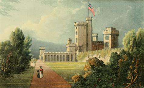 Repository of Arts 1817 East Cowes Castle Poster Print by William Westall - Walmart.com ...