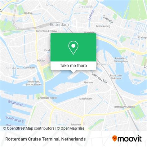 How to get to Rotterdam Cruise Terminal by bus, metro, train or light rail?