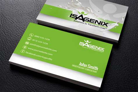 New business cards just for Isagenix Consultants! #mlm #isagenix #print #paper #graphicdesign # ...