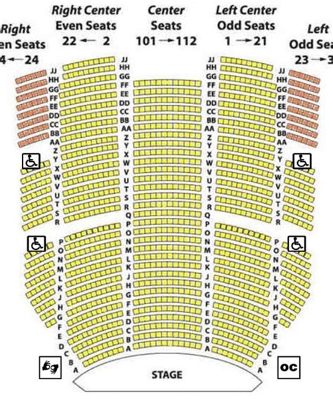 Auditorium Theater Seating Chart Rochester Ny | Cabinets Matttroy