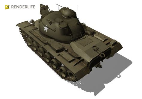 M48 Patton Tank 3D Model .max .obj .fbx .c4d .ma .mb - CGTrader.com