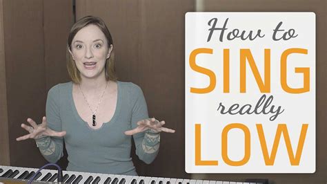 How to sing really low - Vocal Fry & Glottal Stop singing exercises to s... #singingexercises ...