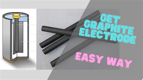 Extract Graphite electrode (Carbon rod) from battery. - YouTube