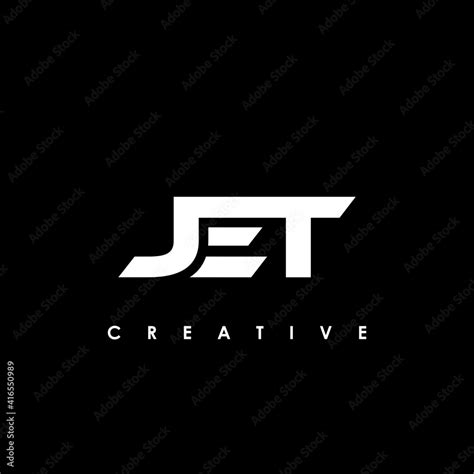 JET Letter Initial Logo Design Template Vector Illustration Stock ...