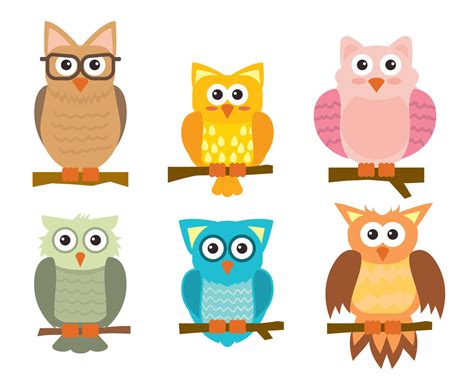 Cartoon Owl Vector Vector Art & Graphics | freevector.com