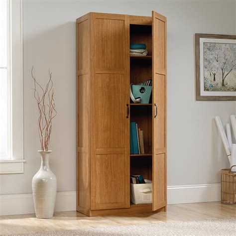 Sauder 419188 Storage Cabinet, Highland Oak Finish 42666026185 | eBay