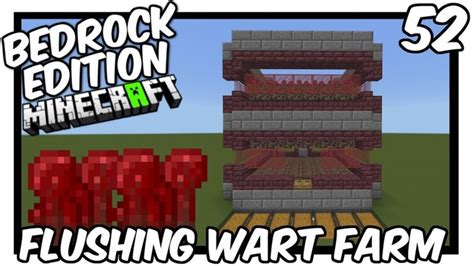 Nether Wart Farm Tutorial [Minecraft Bedrock Edition][MCPE] | Minecraft, Minecraft tutorial ...