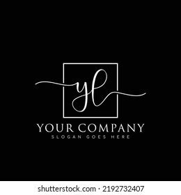 Yl Initial Handwriting Minimalist Logo Vector Stock Vector (Royalty Free) 2192732407 | Shutterstock