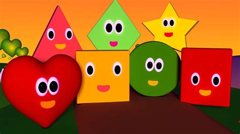 The Shapes Song | Nursery Rhymes | Nursery Rhymes With Lyrics - YouTube