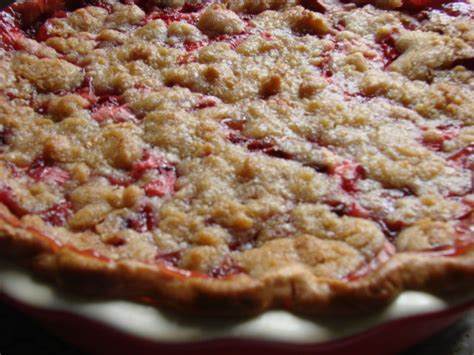 Strawberry Rhubarb Custard Pie Recipe - Food.com