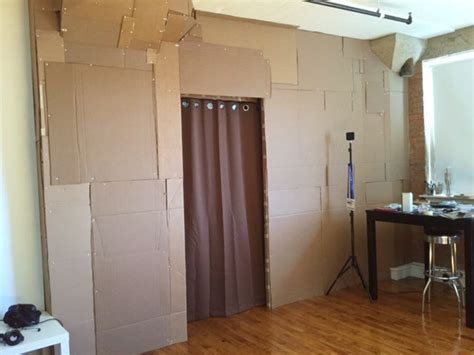 Cardboard Wall Is Surprisingly Well Built | Hackaday