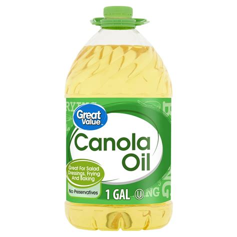 Great Value Canola Oil, 1 gal - Walmart.com - Walmart.com