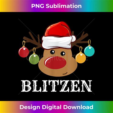 Santa Reindeer Blitzen Xmas Group Costume - Contemporary PNG | Inspire Uplift