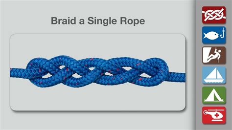 How to Braid a Single Rope - YouTube