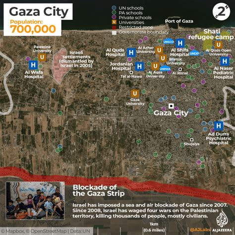 The Gaza Strip explained in maps | Israel-Palestine conflict News | Al ...