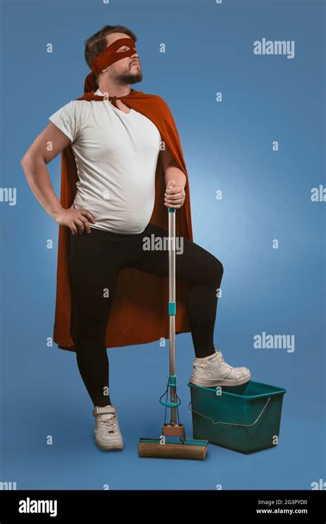 Man Mop Funny High Resolution Stock Photography and Images - Alamy