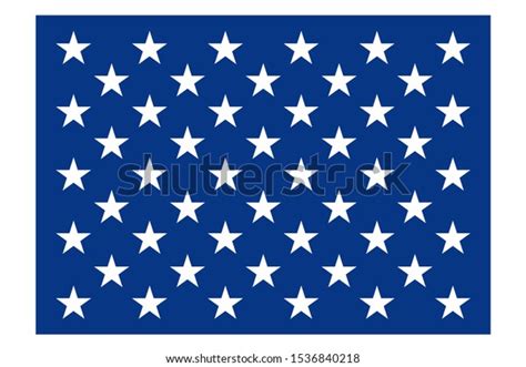 50 Stars Usa Flag Vector 50 Stock Vector (Royalty Free) 1536840218 ...