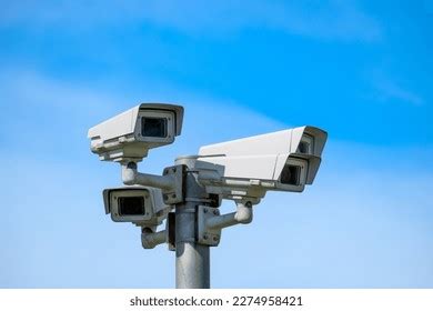 Security Cameras Closedcircuit Television Cctv Cameras Stock Photo ...