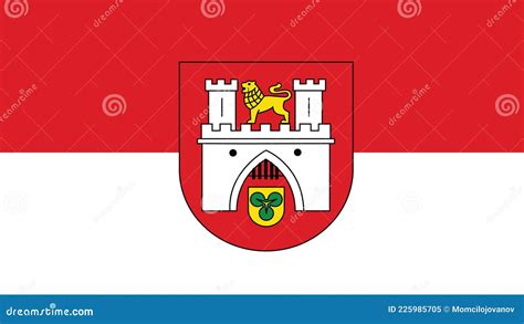 Flag of Hanover, Germany stock vector. Illustration of destinations - 225985705