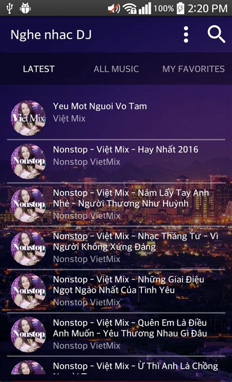 Nghe Nhac DJ NonStop Remix APK for Android Download