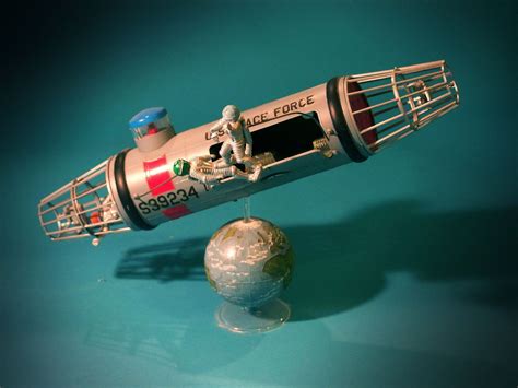 Vintage Science Fiction Model Kit: Space Taxi | Retro futurism, Sci fi ...