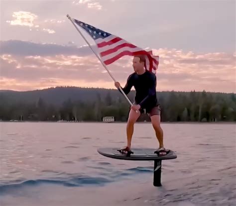 Mark Zuckerberg Posts Video of Himself Riding Electric Surfboard on Instagram for Independence ...