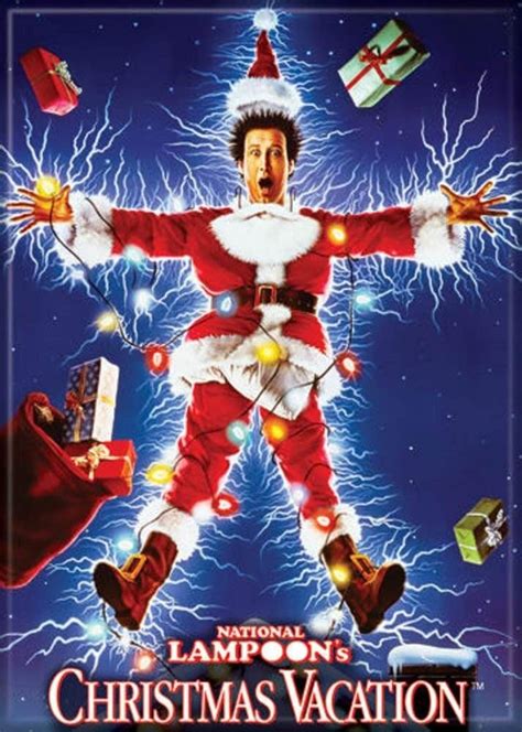 CHRISTMAS VACATION Movie Poster Magnet for Refrigerators and Lockers National Lampoon's Classic ...