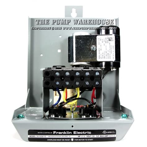 Franklin Electric Standard Control Box | 1 1/2 HP - 230V