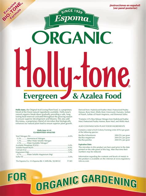 Holly-tone® Organic Conifer Fertilizer - Kigi Nursery