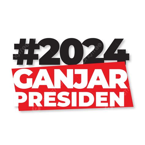 2024 Ganjar Pranowo Presidente Da Indonésia Vetor PNG , Recompensa Pranowo, Recompensar O ...