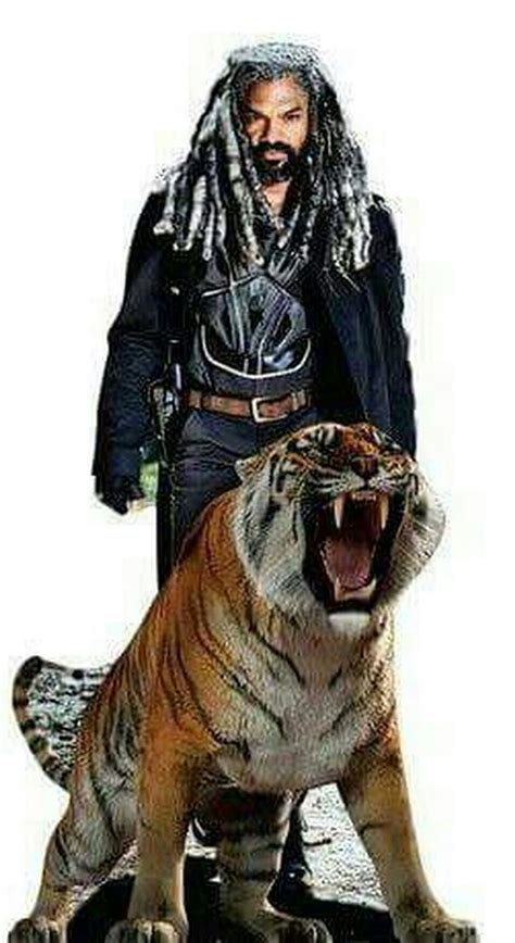 KING EZEKIEL AND SHIVA | Walking dead art, Fear the walking dead, The walking dead