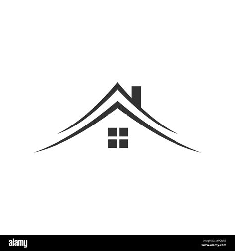 Real estate logo, house logo design, vector icon Stock Vector Image ...