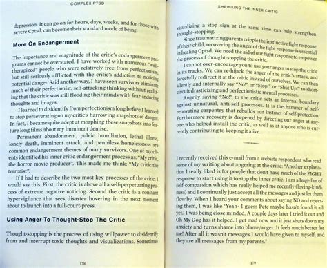 Shrinking the Inner Critic: two pages from that chapter in Pete Walker's book, "COMPLEX PTSD ...