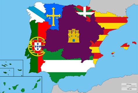 AH: Union of Iberian Republics Political Map by Sharpsider on DeviantArt