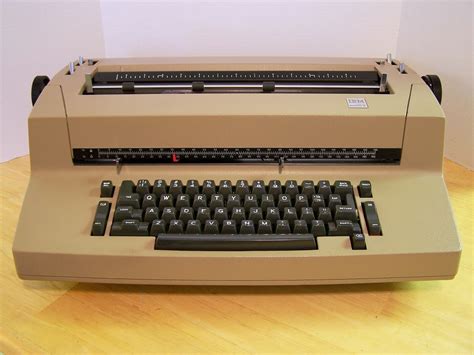 IBM Selectric II in brown. This was state of the art at one time. I ...