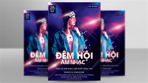 Hướng dẫn thiết kế poster âm nhạc bằng Photoshop | Hải Thanh Design - YouTube