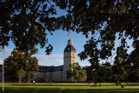 Karlsruhe Castle. Germany Palace. Schloss, Architecture Park Stock ...