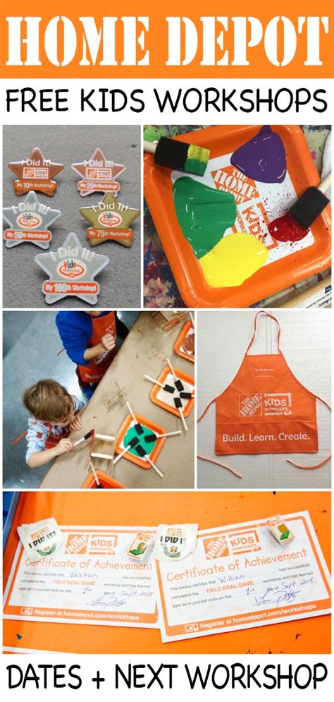 Home Depot Kids Workshop Schedule 2019 | Kids workshop, Home depot kids ...