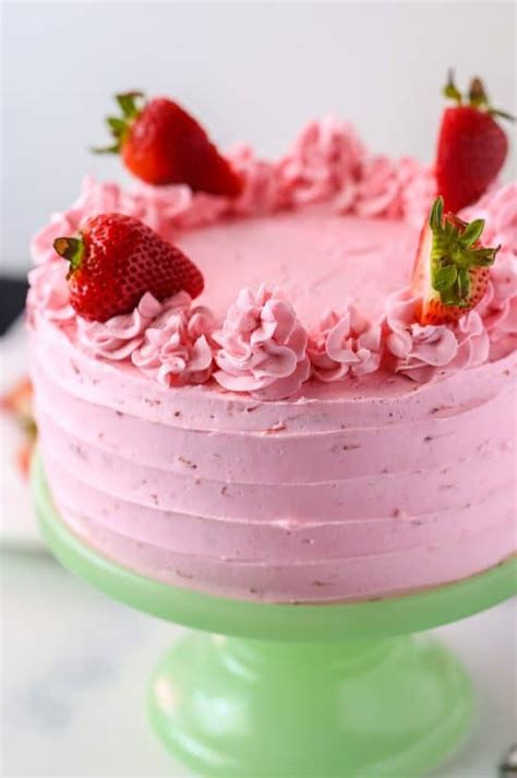 Strawberry Cake with Strawberry Frosting - A Classic Twist