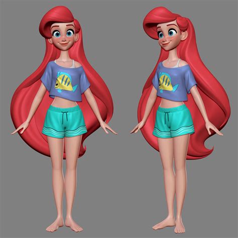 ArtStation - Ariel - Disney's Ralph Breaks the Internet, Sergi Caballer ...