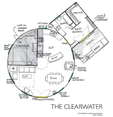 Yurt Floor Plans | My Dream Yurt | Pinterest