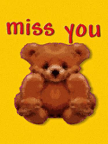 Teddy Bear Image Miss You GIF | GIFDB.com