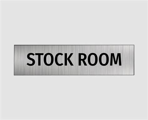 Server Room Door Signs