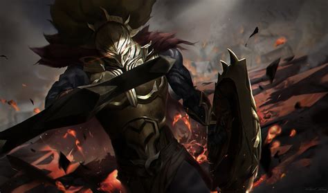 ArtStation - myrmidon Pantheon- League of Legends Fan art (Fire)