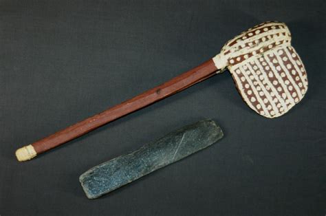 Aboriginal Stone Axe and Stone Scraper. Length 38 cm (Axe) - Fine Arts, Furniture & Pictures ...