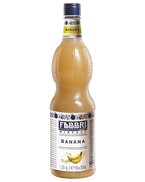 Fabbri Banana Syrup 1Lt - Boozy