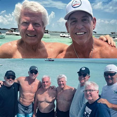 In Photos: 55-year-old Cowboys legend Troy Aikman looks absolutely jacked in shirtless beach photo